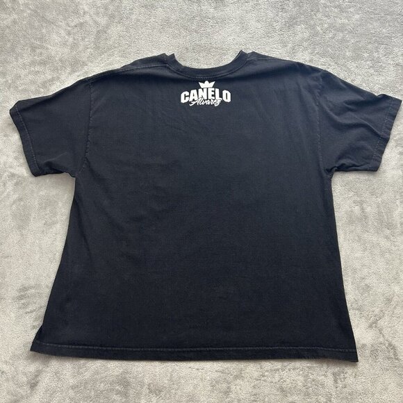 Canelo Alvarez Shirt Mens Size 2XL Black CA Camo Logo Boxing Official Tee - Picture 7 of 8